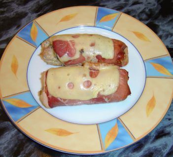 Roladki z Indyka w Boczku