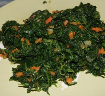 Szpinak z marchewką