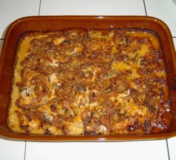 Zapiekany Indyk z Zupą Cebulową