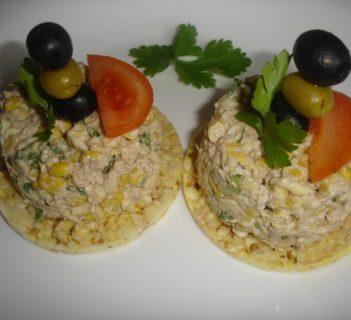 Wafel z Sałatką z tuńczyka