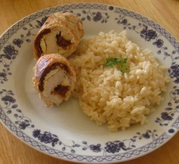 Roladki z pomidorem i feta
