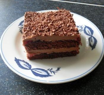 Ciasto czekoladowo wiśniowe