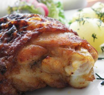 Udka pieczone teriyaki