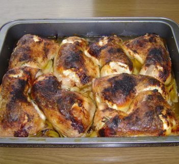 Kurczak Nadziewany Serem i Rozmarynem