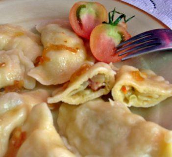 Pierogi z białą kapustą